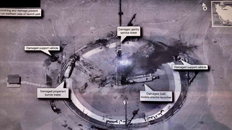 Surveillance photos reveal apparent explosion on Iranian launch pad – Spaceflight Now