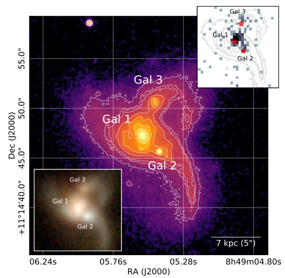 Astronomers Have Found a Place With Three Supermassive Black Holes Orbiting Around Each Other – Universe Today