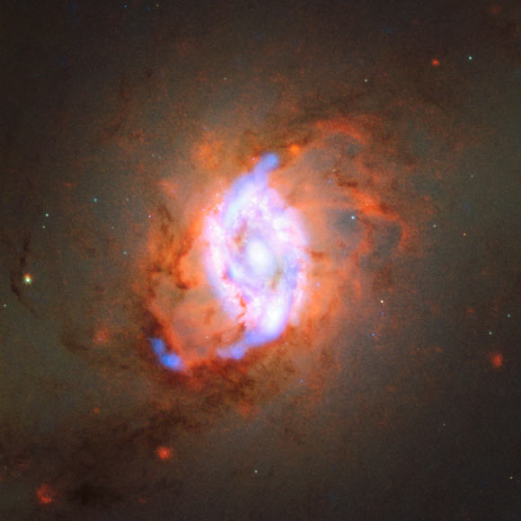 Astronomers Observe ‘Stellar Feedback’ in Spiral Galaxy Messier 95 | Astronomy – Sci-News.com