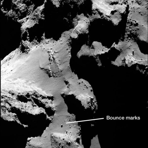 Bouncing boulders and collapsing cliffs on comet 67P – Astronomy Now – Astronomy Now Online