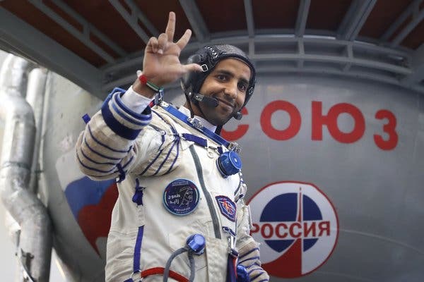 Hazzaa al-Mansoori, First U.A.E. Astronaut, Launches to Space Station – The New York Times