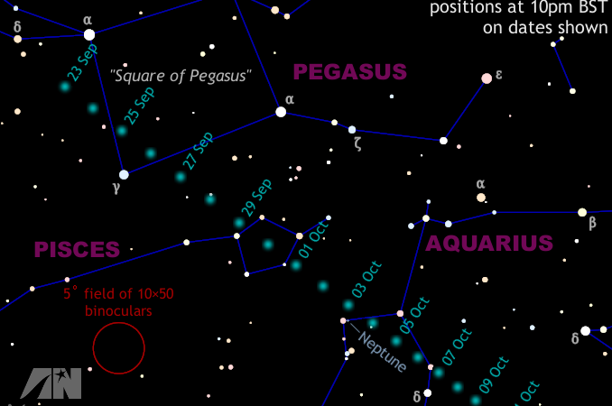 Watch Comet Africano (C/2018 W2) pass closest to Earth in late September – Astronomy Now Online