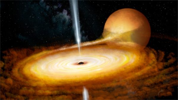 Best view yet of flickering jets in black hole feeding frenzy – Astronomy Now Online