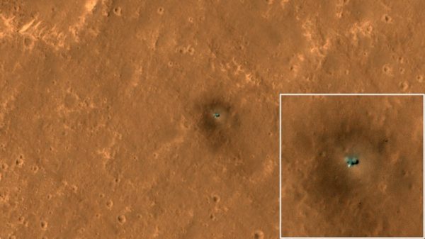 Orbiter spots InSight on Mars as heat probe resumes hammering – Astronomy Now Online