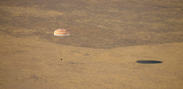 Soyuz spacecraft lands in Kazakhstan with three-man crew – Spaceflight Now