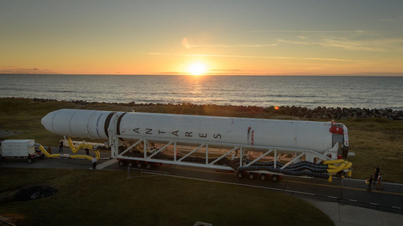 Upgraded Antares rocket rolled out for launch on space station resupply mission – Spaceflight Now