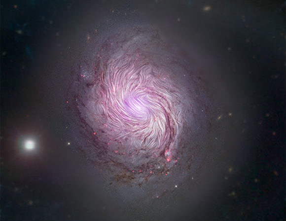 Magnetic Fields Play Important Role in Shaping Spiral Galaxies | Astronomy – Sci-News.com