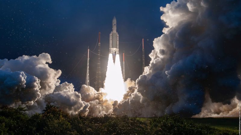 Arianespace opens busy year with successful Ariane 5 launch – Spaceflight Now