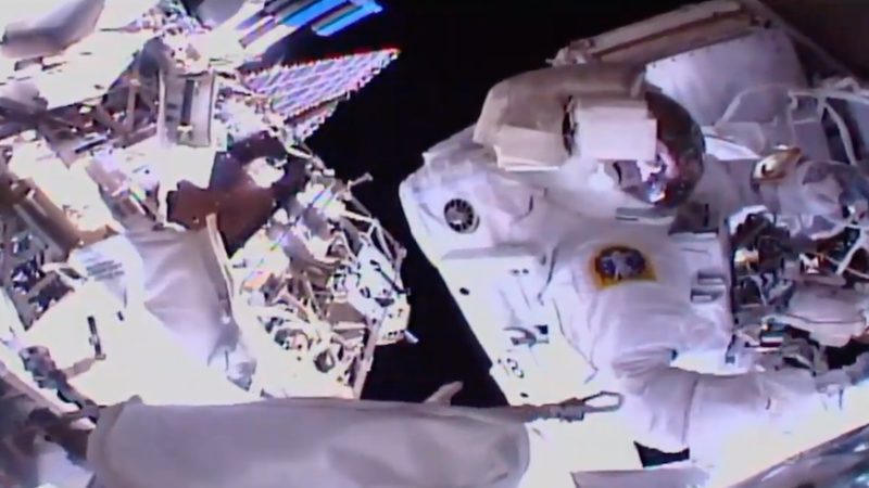 Astronauts finish repairs to space station cosmic ray detector – Spaceflight Now