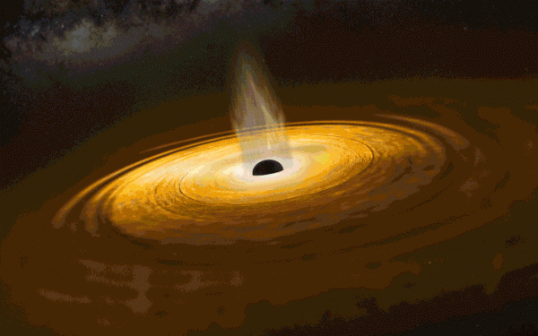 Astronomers Have Mapped The Gas Swirls of a Wildly Fluctuating Black Hole – ScienceAlert