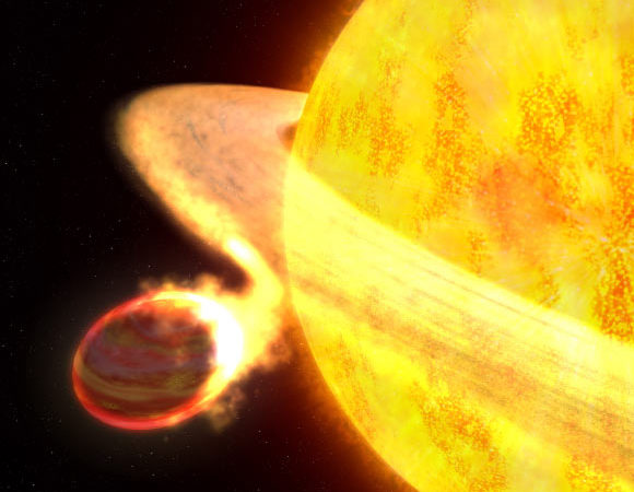 Hot Jupiter WASP-12b is Spiraling In Toward Its Star: Study | Astronomy – Sci-News.com