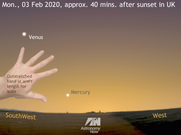 Let Venus be your guide to Mercury at its best in February – Astronomy Now Online