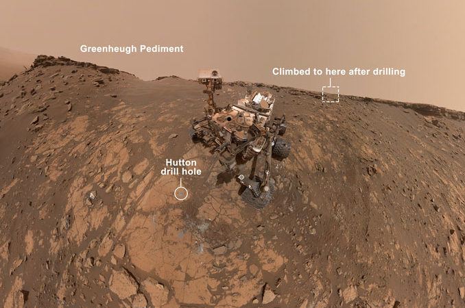 Curiosity climbs its steepest slope so far – Astronomy Now Online