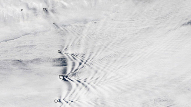 South Sandwich Island wave cloud interference – SYFY WIRE