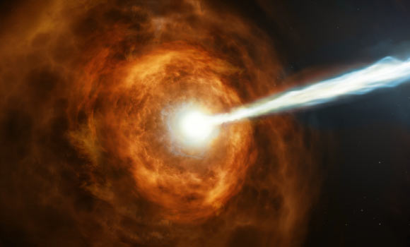 Catastrophic Collapse of Giant Stars’ Magnetic Fields Powers Gamma-Ray Bursts | Astronomy – Sci-News.com