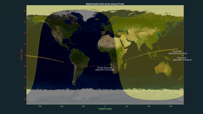 Spot BepiColombo during its goodbye flyby on April 9-10 – EarthSky